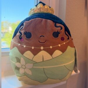 Disney Tiana Squishmallow Plush NWT